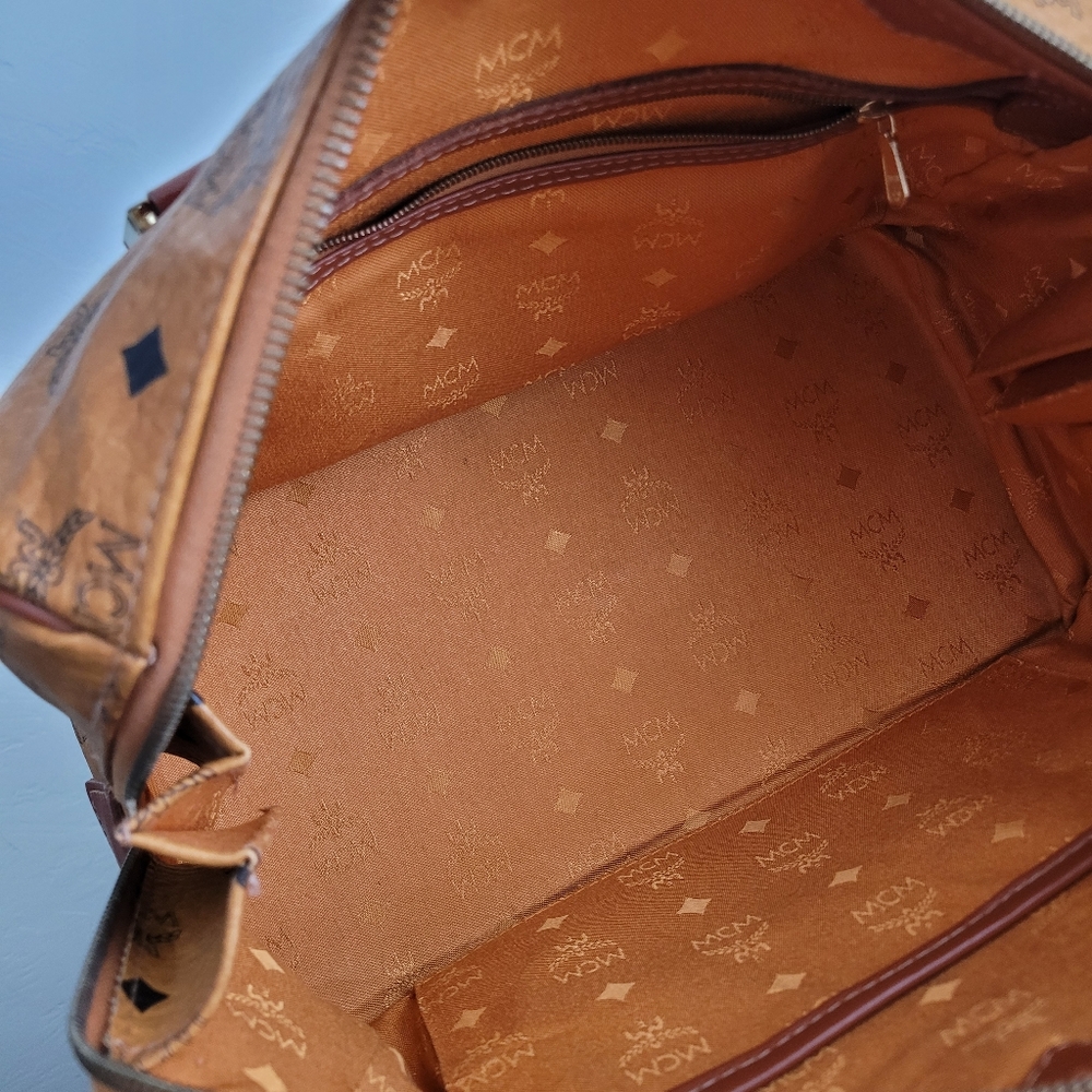 Vintage MCM Visetos Boston Bag - Picture 7 of 13
